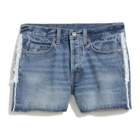NWT High-Waisted Button-Fly Jean Shorts - Picture 1 of 6